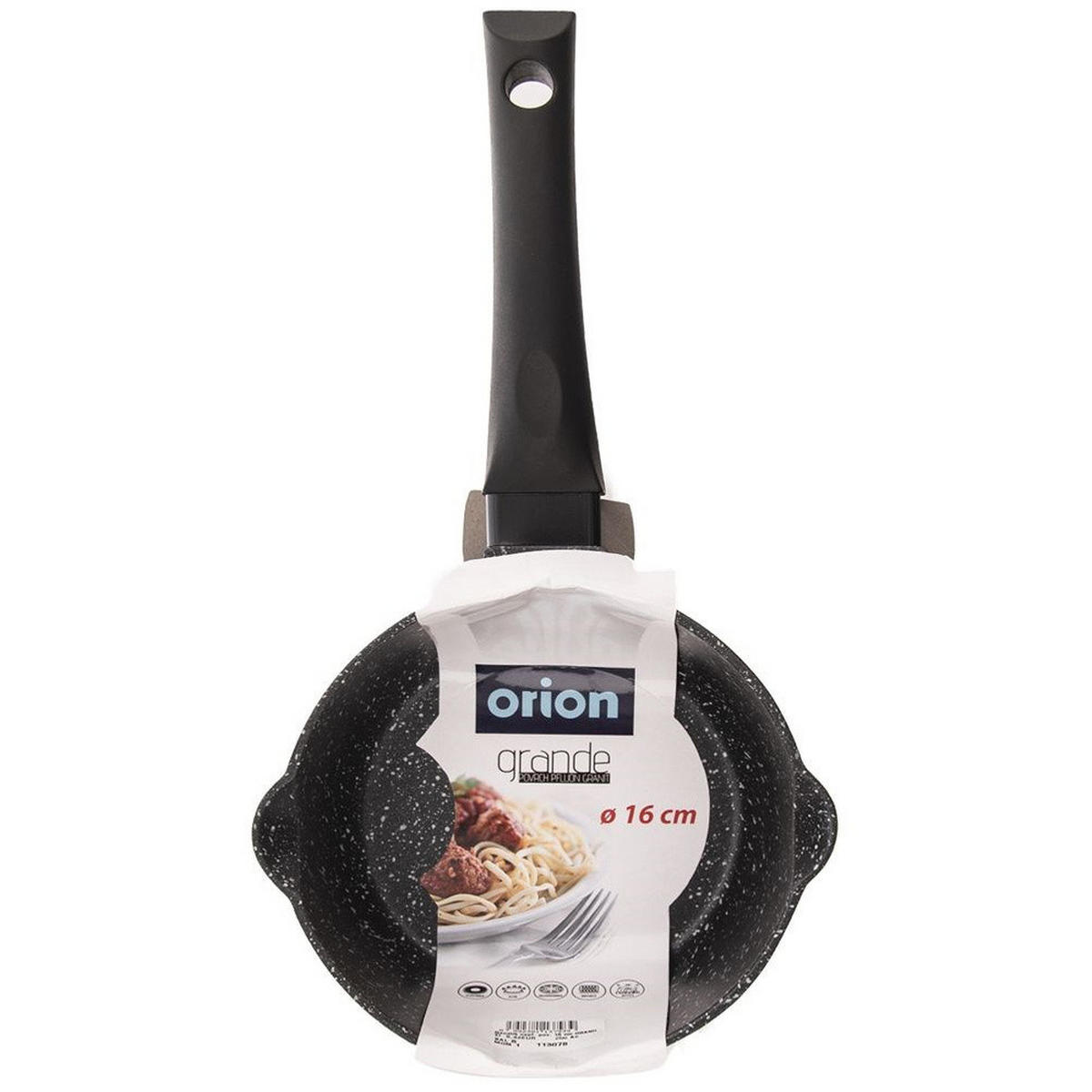 STIELTOPF Grande schwarz - Schwarz, Metall (16cm) - Orion 