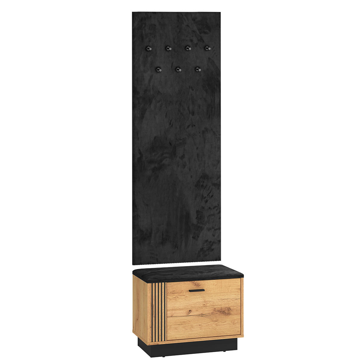 SCHUHMÖBEL Nilo Holz - Braun, Holzwerkstoff (60/49/34cm) - Petits-meubles