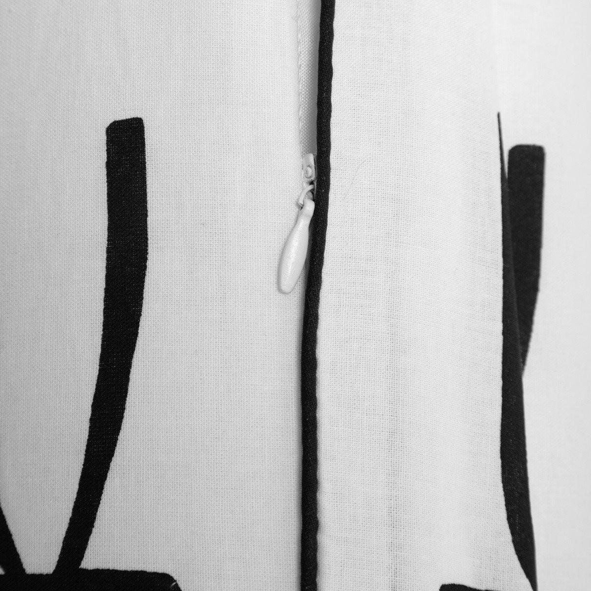 BETTWÄSCHE Carnival Baumwolle 220/200 cm - Weiß, Textil (220/200cm) - Homla