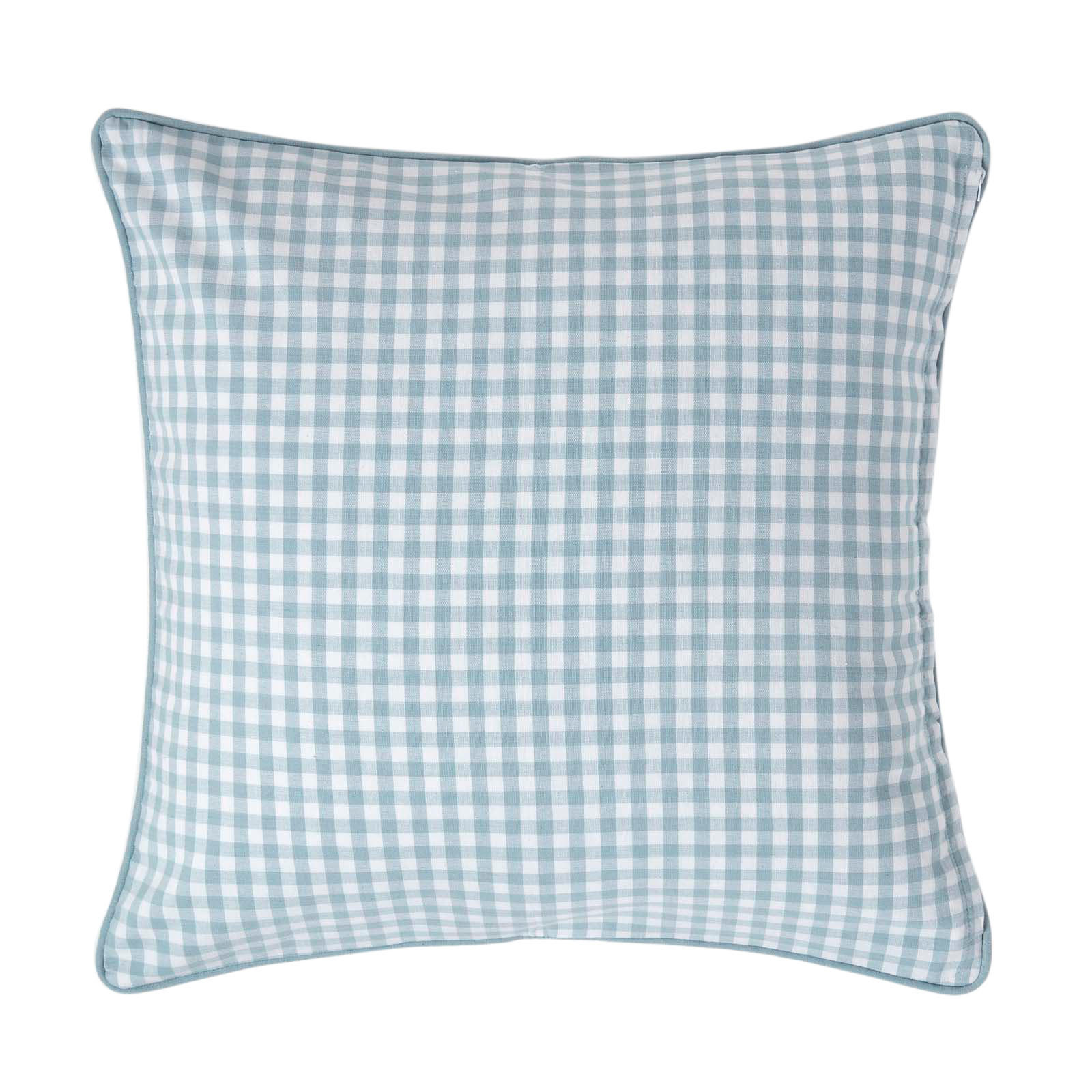 KISSENHÜLLE Vichy-Karo 60/60 cm, 100% Baumwolle - Blau, Textil (60/60cm) - Homescapes