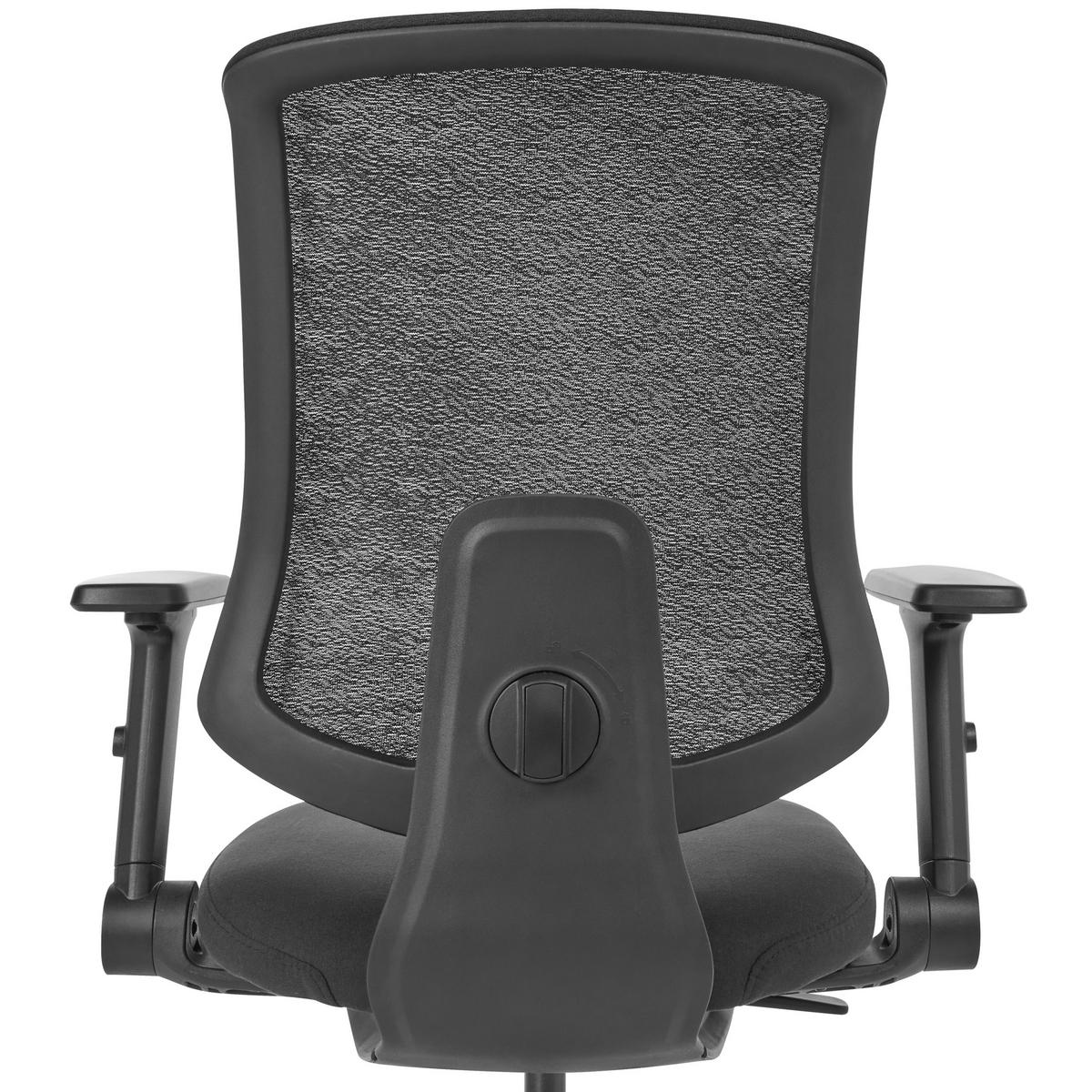 KANCELÁŘSKÁ ŽIDLE Látka Černá Sero - černá, textil (66/95/58cm) - Beliani