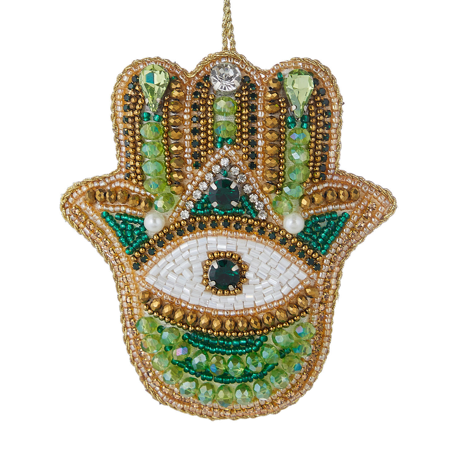 BAUMANHÄNGER Hang On Ornamanet Fatima - Grün, Glas/Kunststoff (8/9/1cm) - Butlers