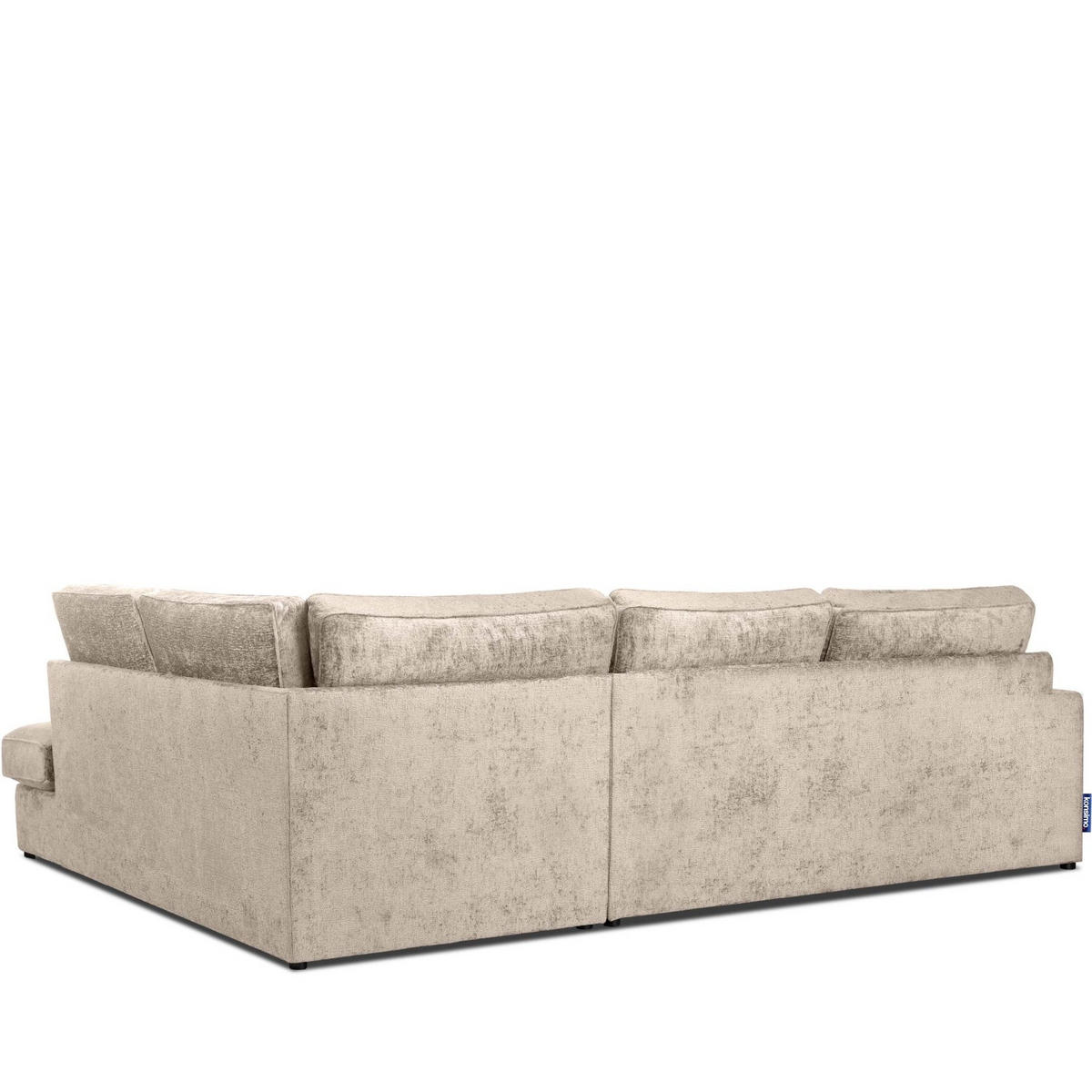ECKSOFA RECHTS IMPERA Modern 4/5 Sitzer, Creme - Creme, Textil (314/224cm) - KONSIMO®