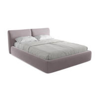 POLSTERBETT mit Bettkasten und Lattenrost 180x228 Violett - Lila/Flieder, Kunststoff/Textil (160/200cm) - LaMiaSofa