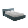 POLSTERBETT mit Bettkasten und Lattenrost 180x225 Blau - Blau/Petrol, Kunststoff/Textil (140/200cm) - Makamii