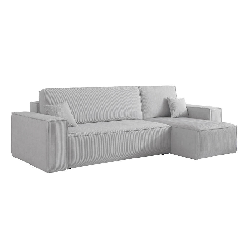 Thumbnail - Selsey Ecksofa, Hellgrau, Textil, 3-Sitzer, einmalig seitenverkehrt montierbar,L-Form, 244x145 cm, Wohnzimmer, Sofas & C...