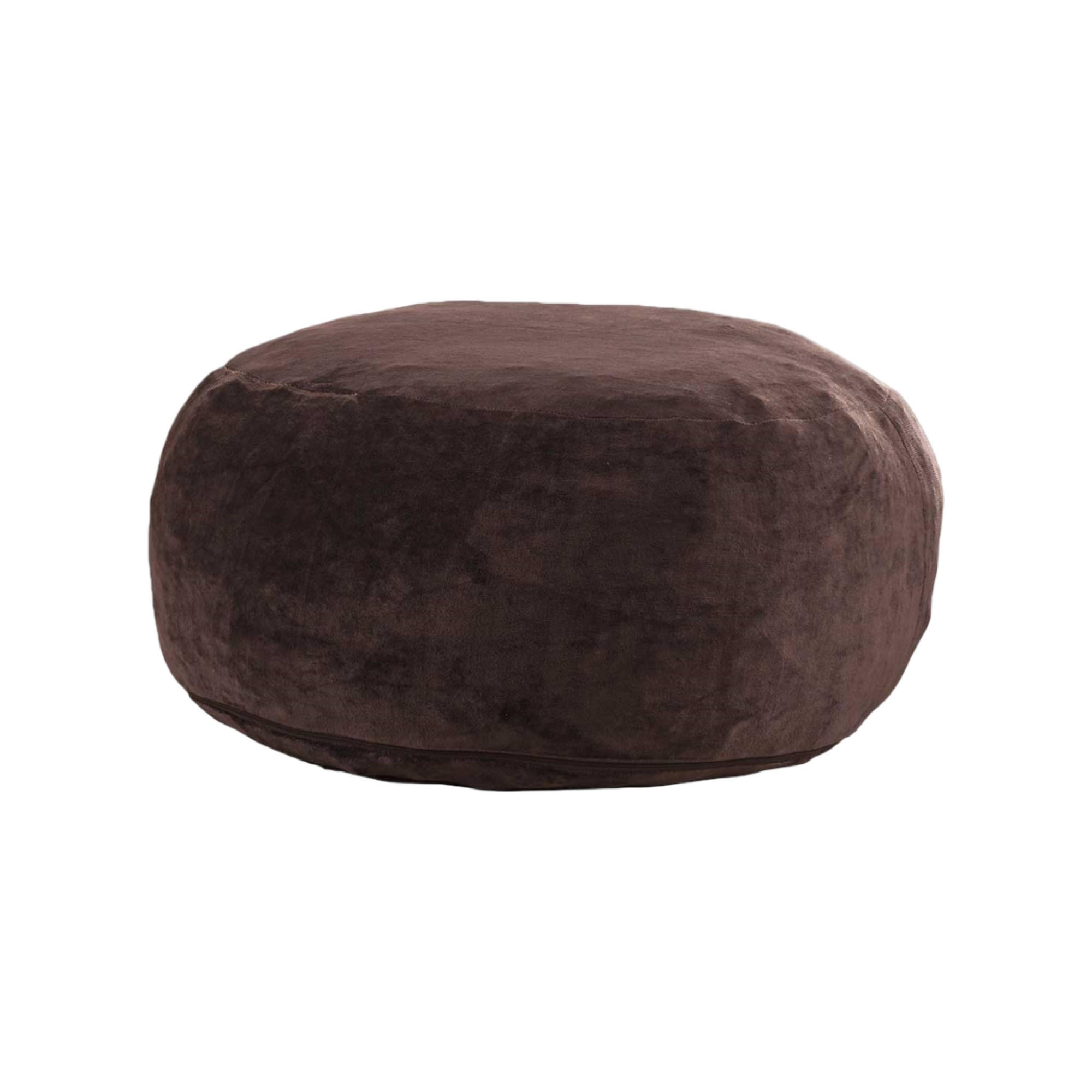Beauniv Sitzsack-Sofa Dunkelbraun 120x60x120 cm