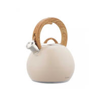 WASSERKESSEL Beige 18.5/18.5/25 cm 64825 - Beige, Metall (18.5cm) - Klausberg 