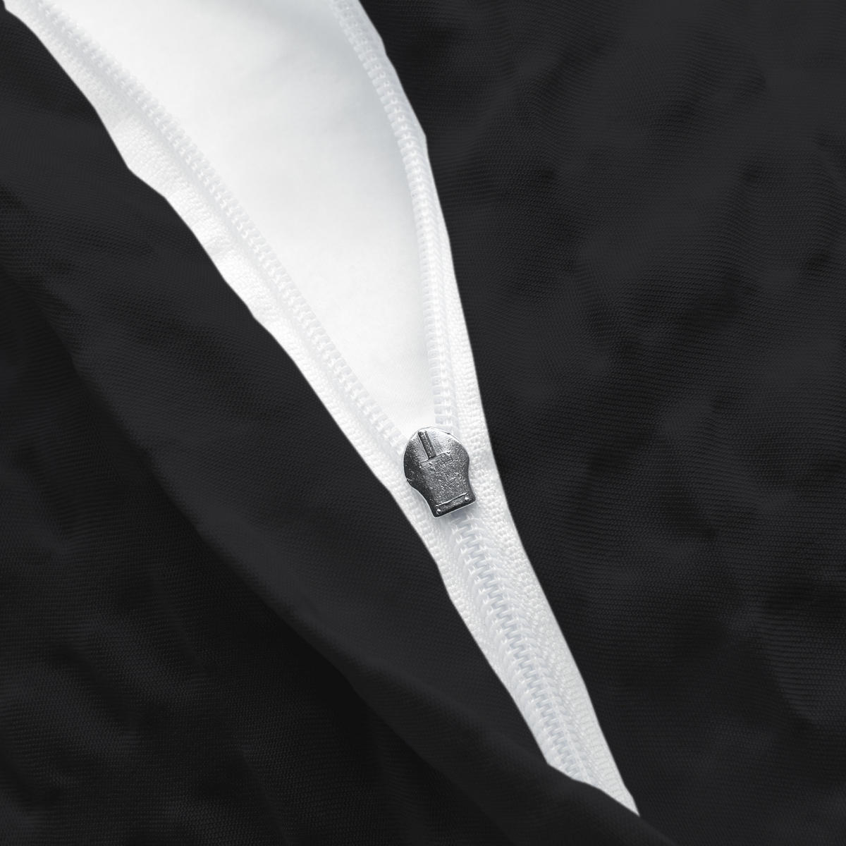 BETTWÄSCHE Meline 135/200 cm + Kissenbezug 40/80 cm Schwarz Seersucker - Schwarz, Textil (40/80cm) - Beautissu 