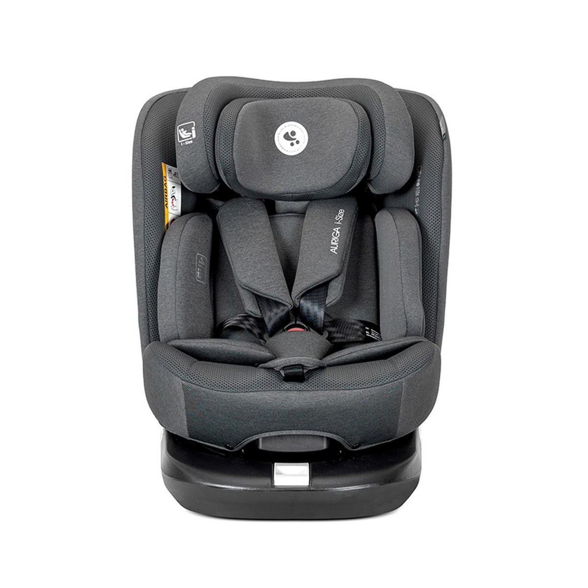 KINDERSITZ Auriga 40 - 150cm grau Isofix Anti-Rebound-Stange SPS Rückenlehne - Grau, Kunststoff (56/60/57cm) - Lorelli