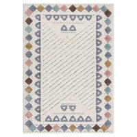 HOCHFLOR-TEPPICH Focus 3034 Multi 160x230 cm - Multicolor/Creme, Textil (160/230cm) - carpet city