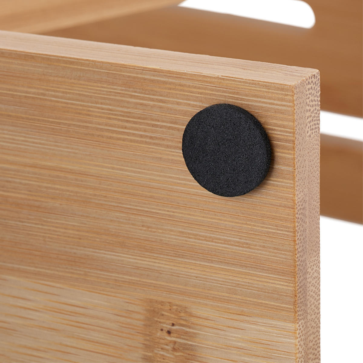 MESSERBLOCK - Hellbraun, Holz (9.5/22/19.5cm) - Relaxdays