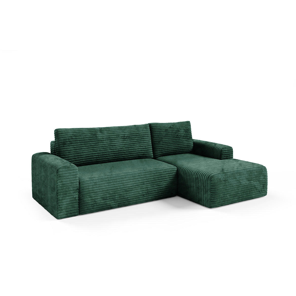 Petits-meubles Ecksofa Grün 268x163 cm