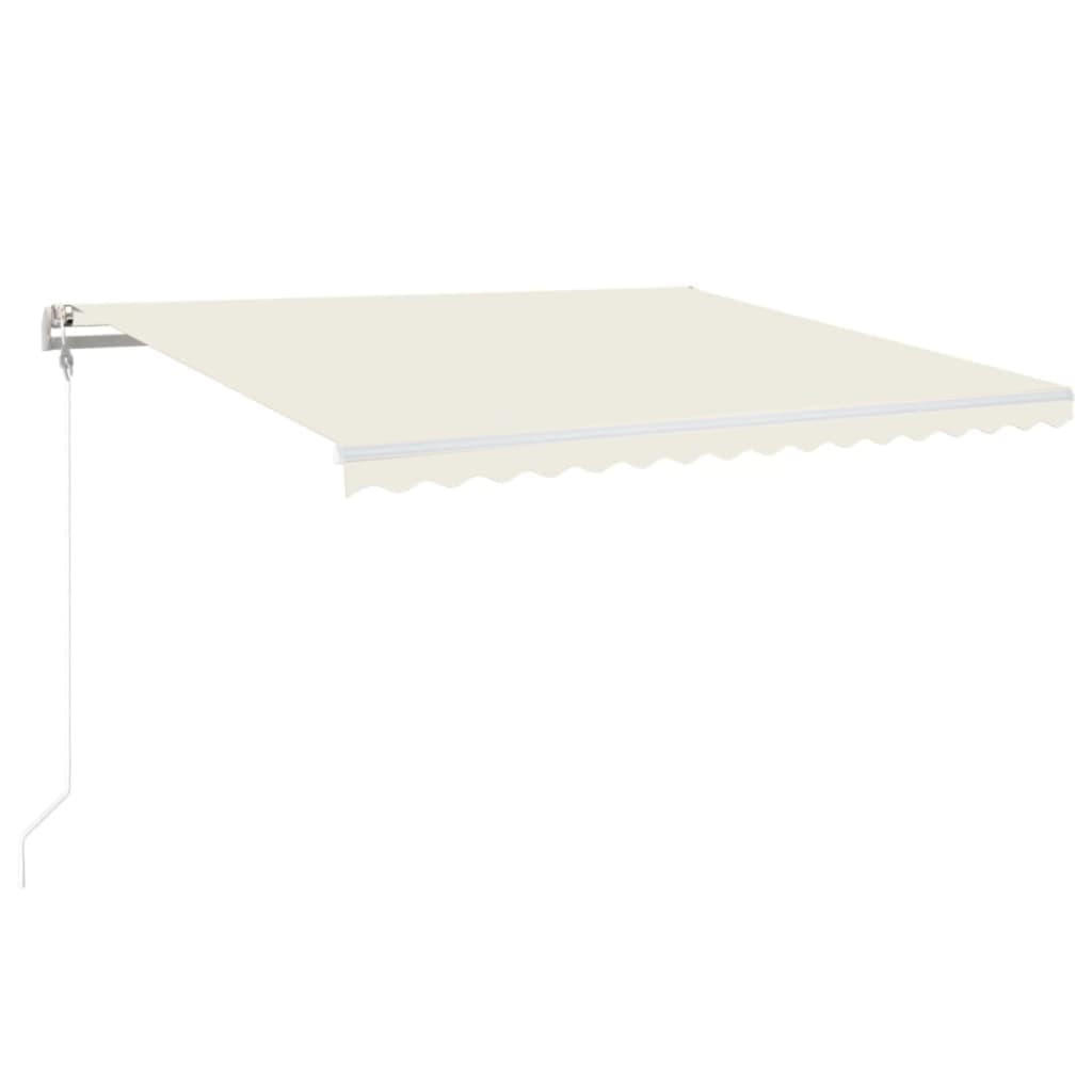 MARKISE Automatisch Einziehbar 450x350 cm Creme - Creme, Metall (450/1/450cm) - furnicato
