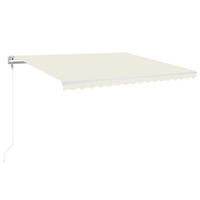 MARKISE Automatisch Einziehbar 450x350 cm Creme - Creme, Metall (450/1/450cm) - furnicato