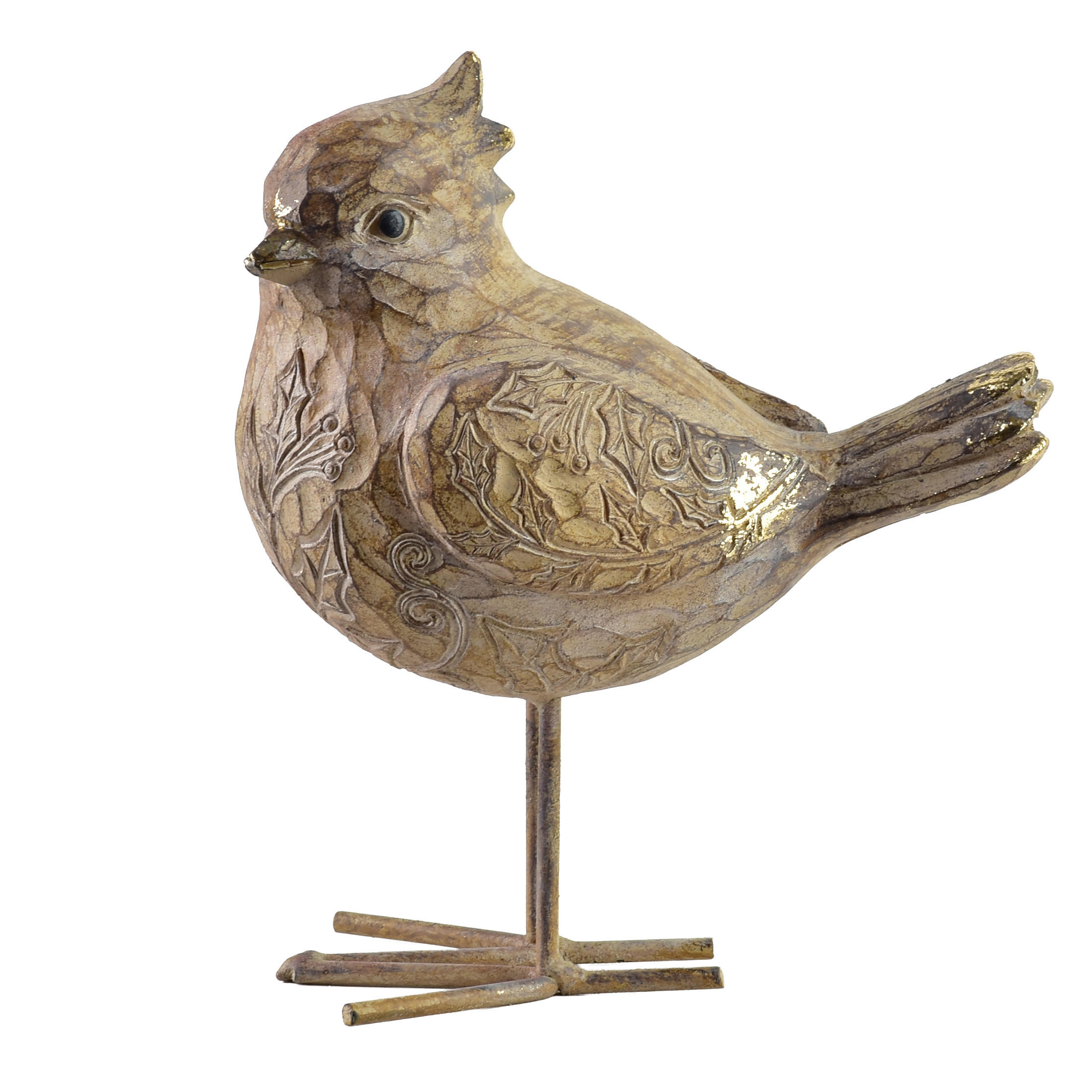 DEKOFIGUR Lila Braun 14x8x16,5 cm Kunststoff - Braun, Kunststoff (8/16.5/14cm) - Mondex