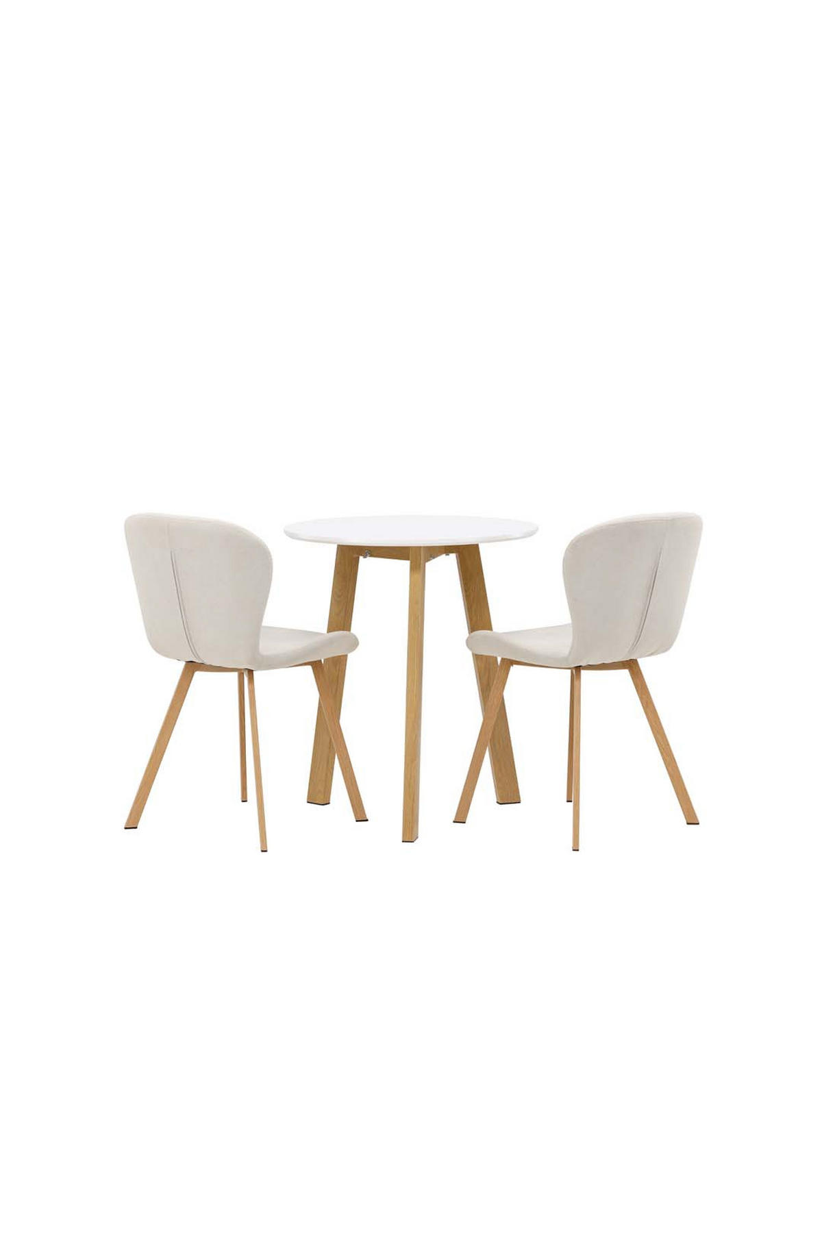TISCHGRUPPE Weiß - Weiß, Holzwerkstoff (65/75/65cm) - ebuy24