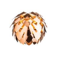 PENDELLEUCHTE ENCOMBRE Kupferfolie 15 W - Kupferfarben, Metall (43/43/38cm) - Rendl