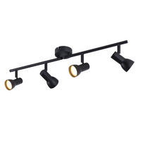 DECKENLEUCHTE Wärmeflügel 60.5/8/16.5cm - Schwarz, Metall (60.5/8/16.5cm) - Nettlife