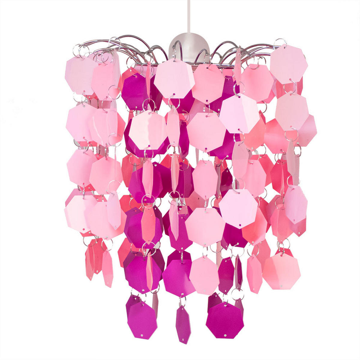 LED HÄNGELEUCHTE Metall Rosa - Rosa, Metall (32/32/40cm)