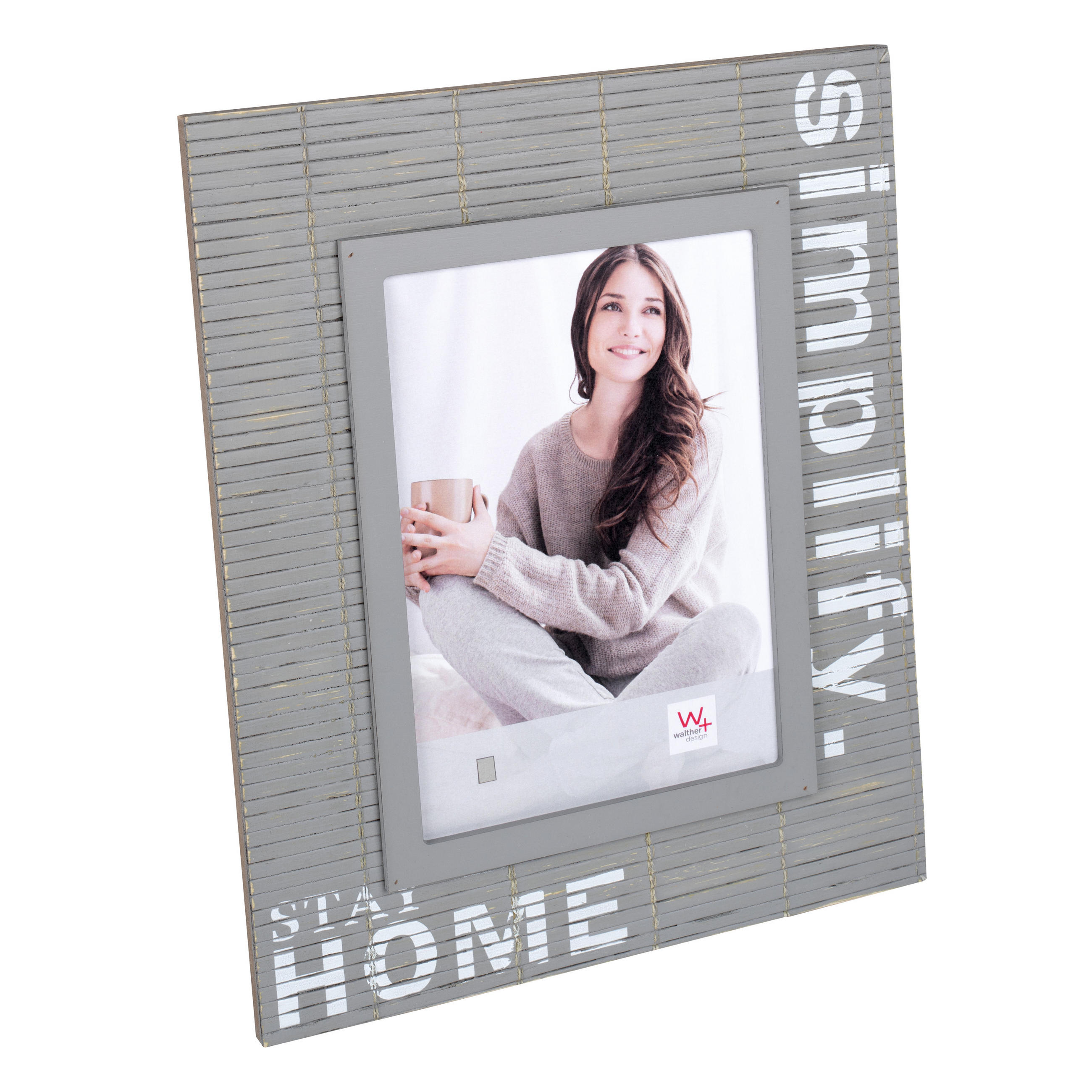 BILDERRAHMMEN Simplify Portraitrahmen, 13x18 cm, grau - Grau, Holzwerkstoff (22/27/1.5cm) - EMIX24