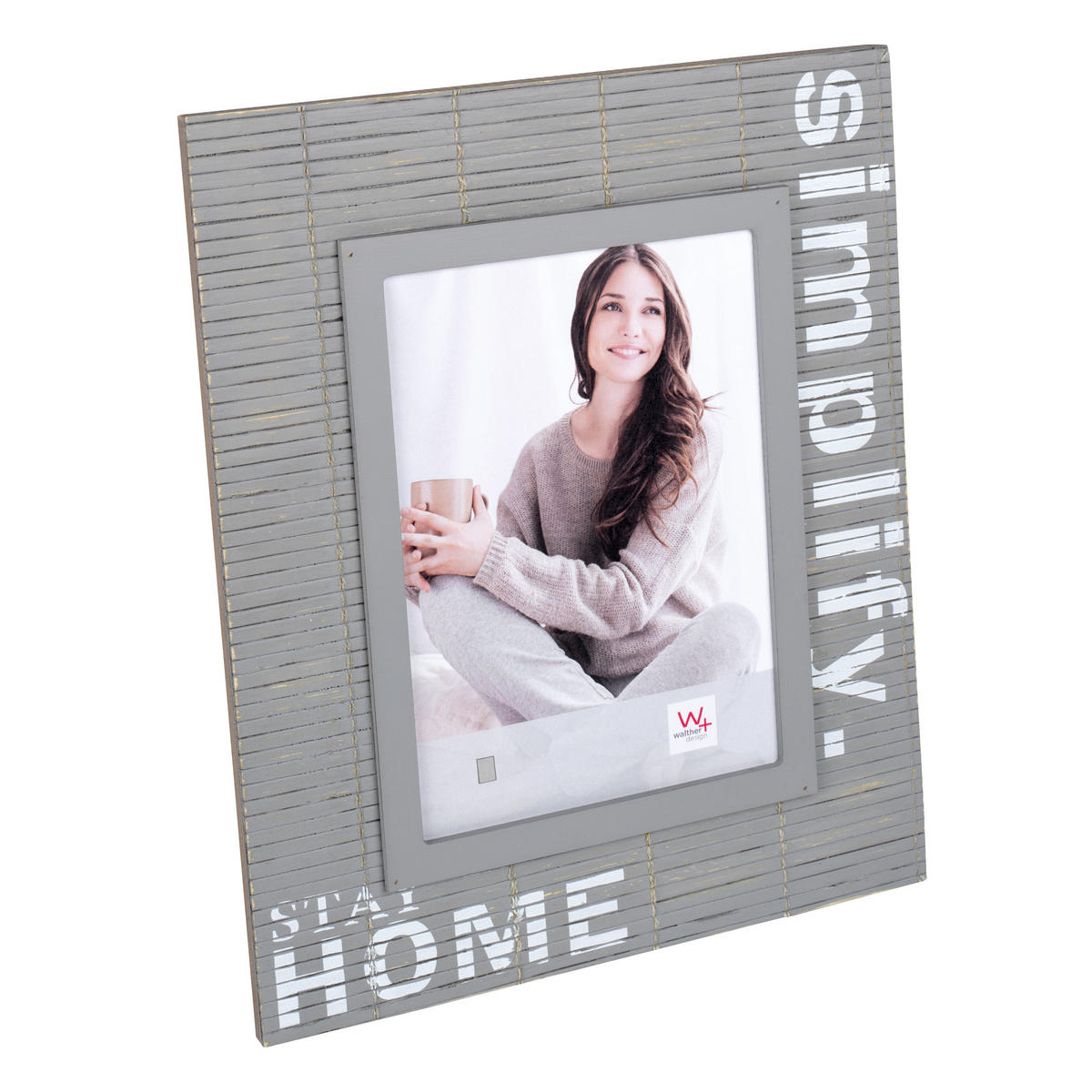 BILDERRAHMMEN Simplify Portraitrahmen, 13x18 cm, grau - Grau, Holzwerkstoff (22/27/1.5cm) - EMIX24