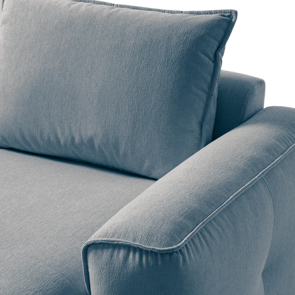 MODULLONGCHAIR - Blau, Holz/Textil (170/82/105cm) - home24