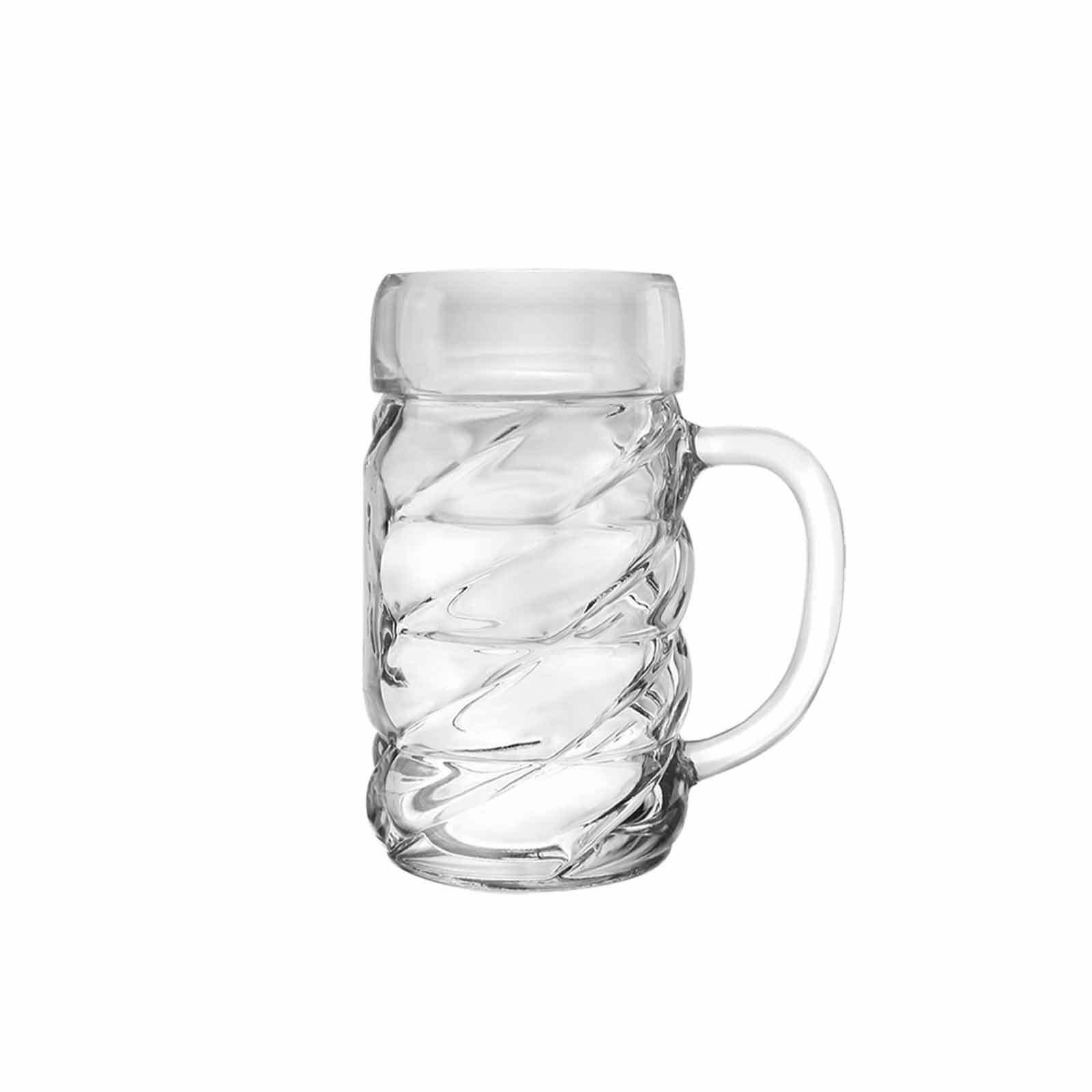 BIERKRÜGE Diamond transparent 500 ml 6er Set - Transparent, Glas (0.5L) - Stölzle Lausitz