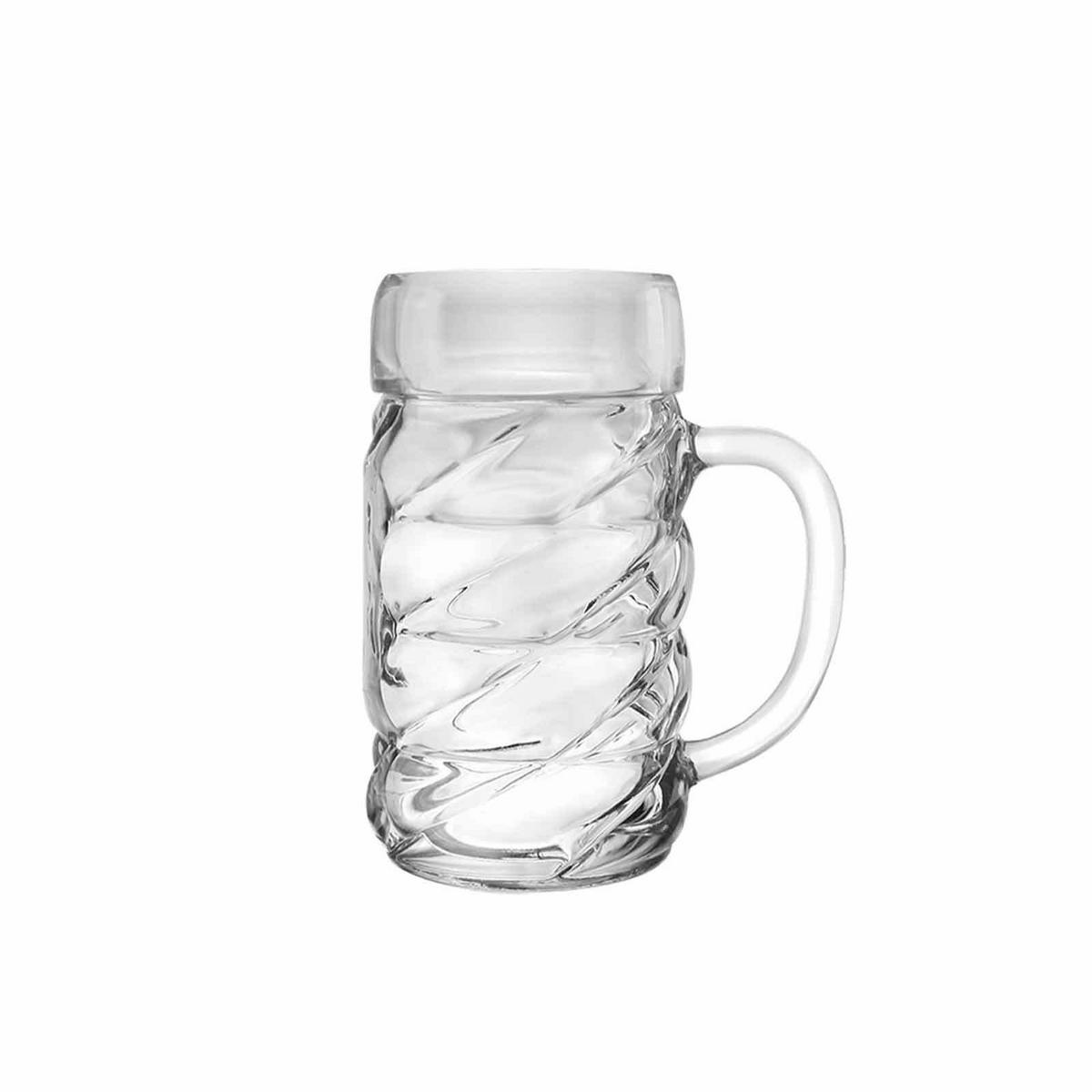 BIERKRÜGE Diamond transparent 4er Set - Transparent, Glas (0.001L) - Stölzle Lausitz