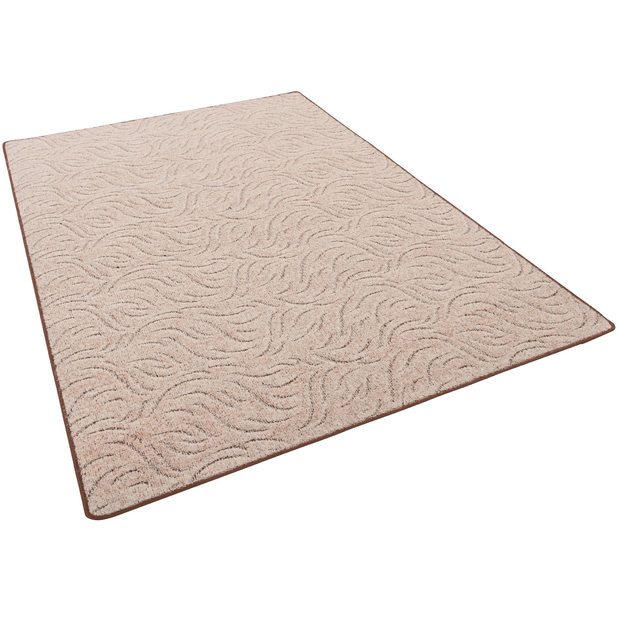 Thumbnail - Snapstyle Konturenschnitt, Braun, Textil, 100x300 cm, Teppiche & Böden, Teppiche, Hochflorteppiche & Shaggys