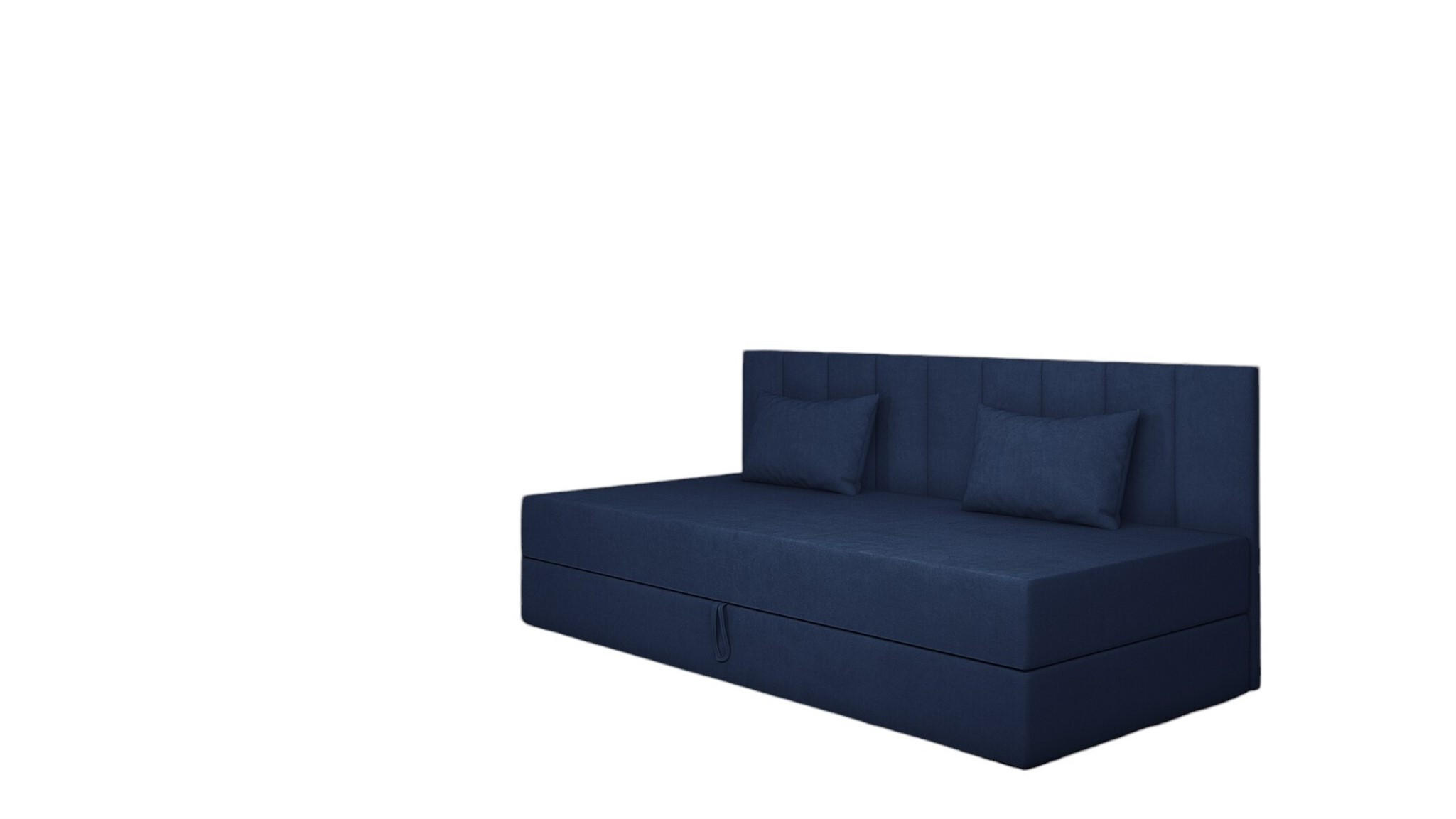 SOFA Margot In Opera - Dunkelblau, Holzwerkstoff/Textil (200/90/97cm) - Fun Möbel