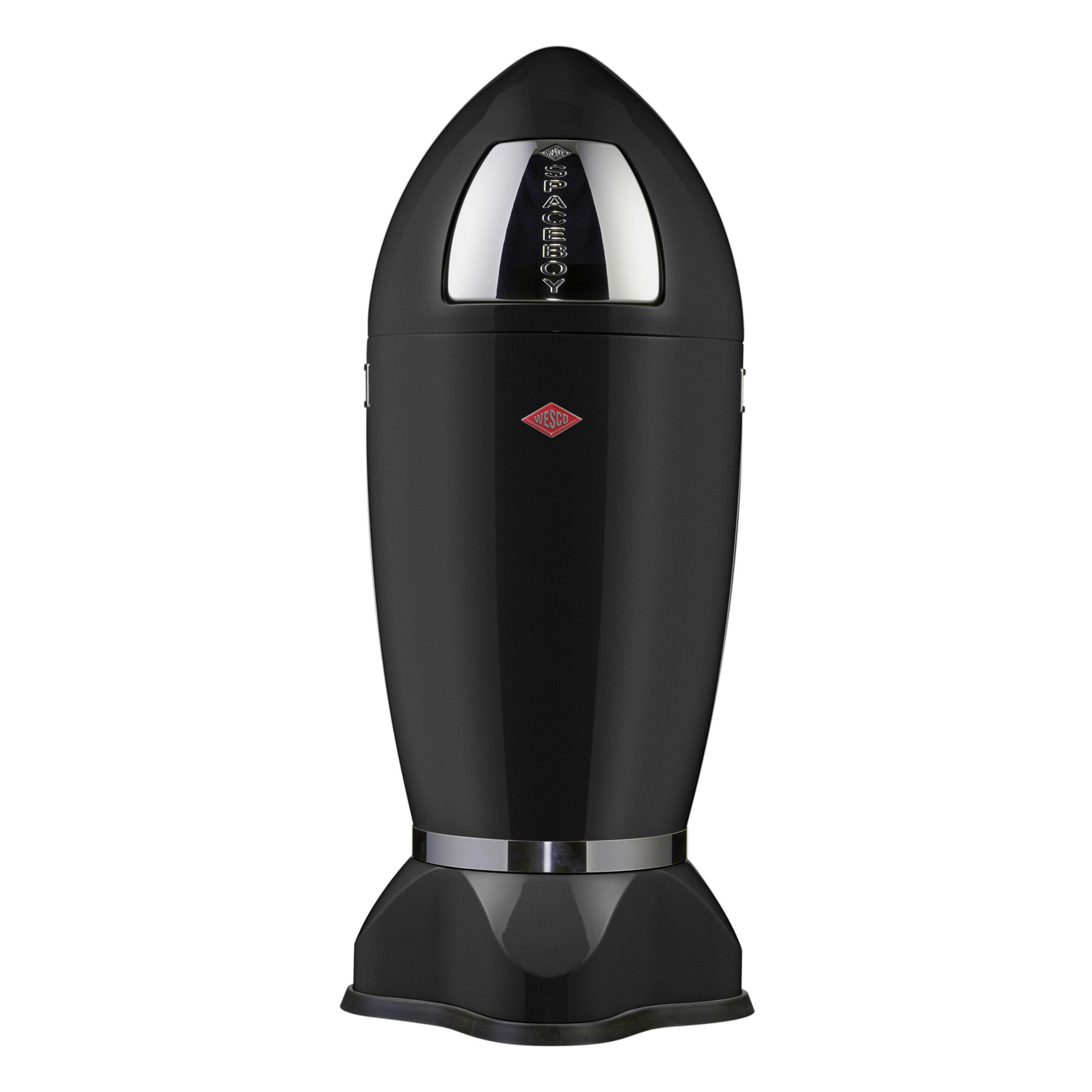 MÜLLEIMER Spaceboy Schwarz - Schwarz, Metall (41.5/97/41.5cm) - Wesco