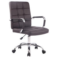 BÜROSTUHL Deal V1, Kunstleder Braun - Braun, Textil/Metall (56/104/62cm) - TPFLiving