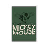POSTER mit Rahmen Disney - Disney - Mickey Mouse Wavy Green - Schwarz/Grün, Holz/Papier (30/40cm) - Poster&Frame