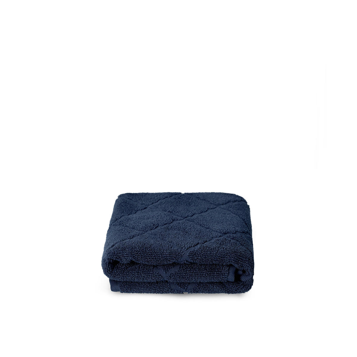 BADETUCH Samine navy blau 50/90 cm - Dunkelblau, Textil (50/90cm) - Homla