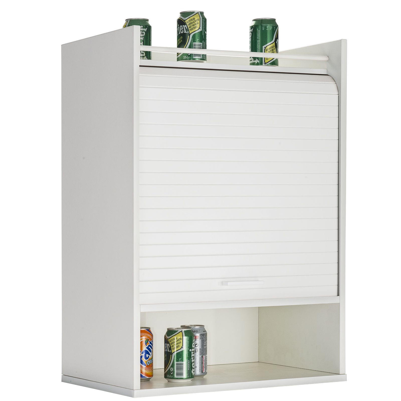 KÜCHENOBERSCHRANK 36/54/77 cm - Weiß, Holzwerkstoff (54/77/36cm) - Simmob
