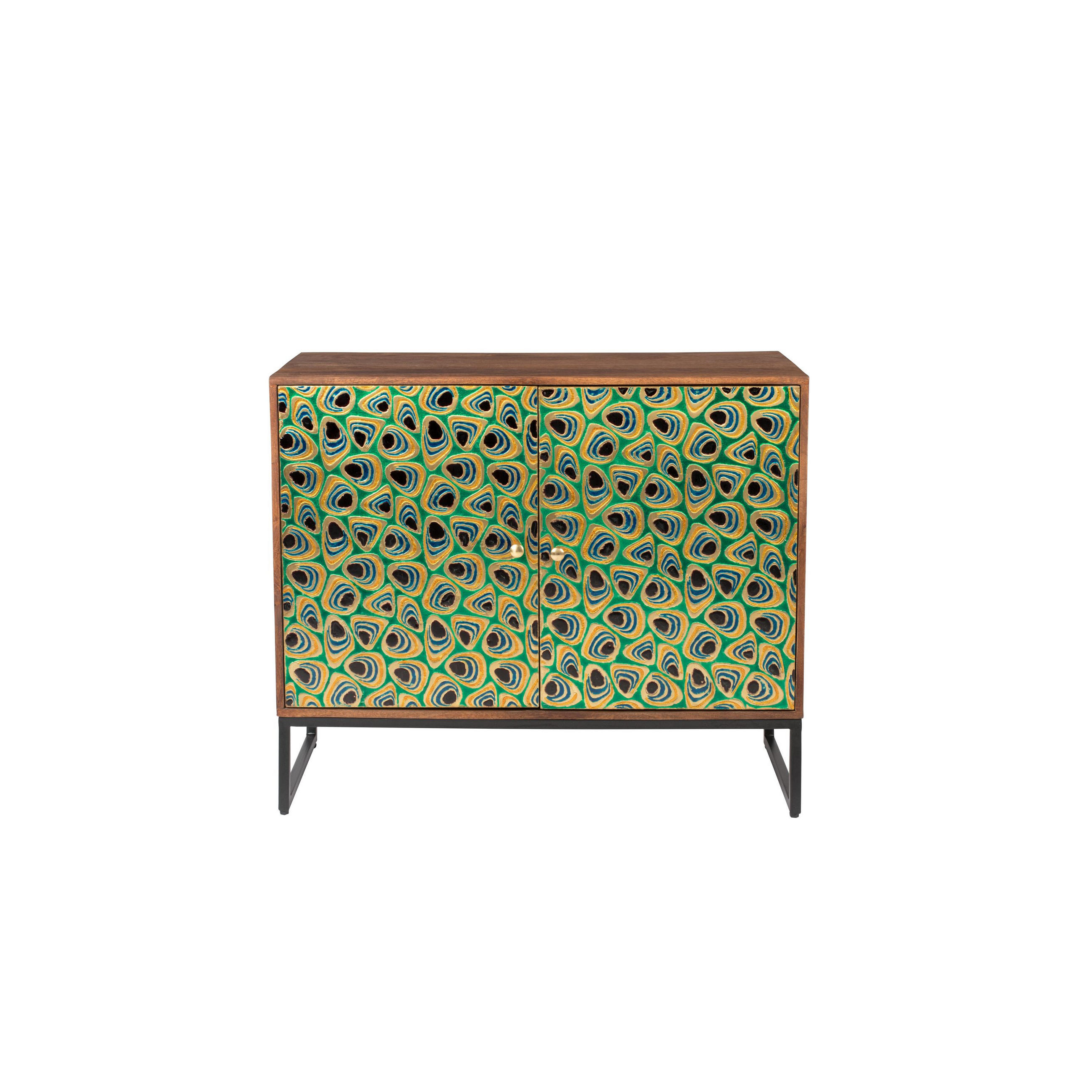 SIDEBOARD Meena - Multicolor, Holz (95/80/40cm) - Dutchbone