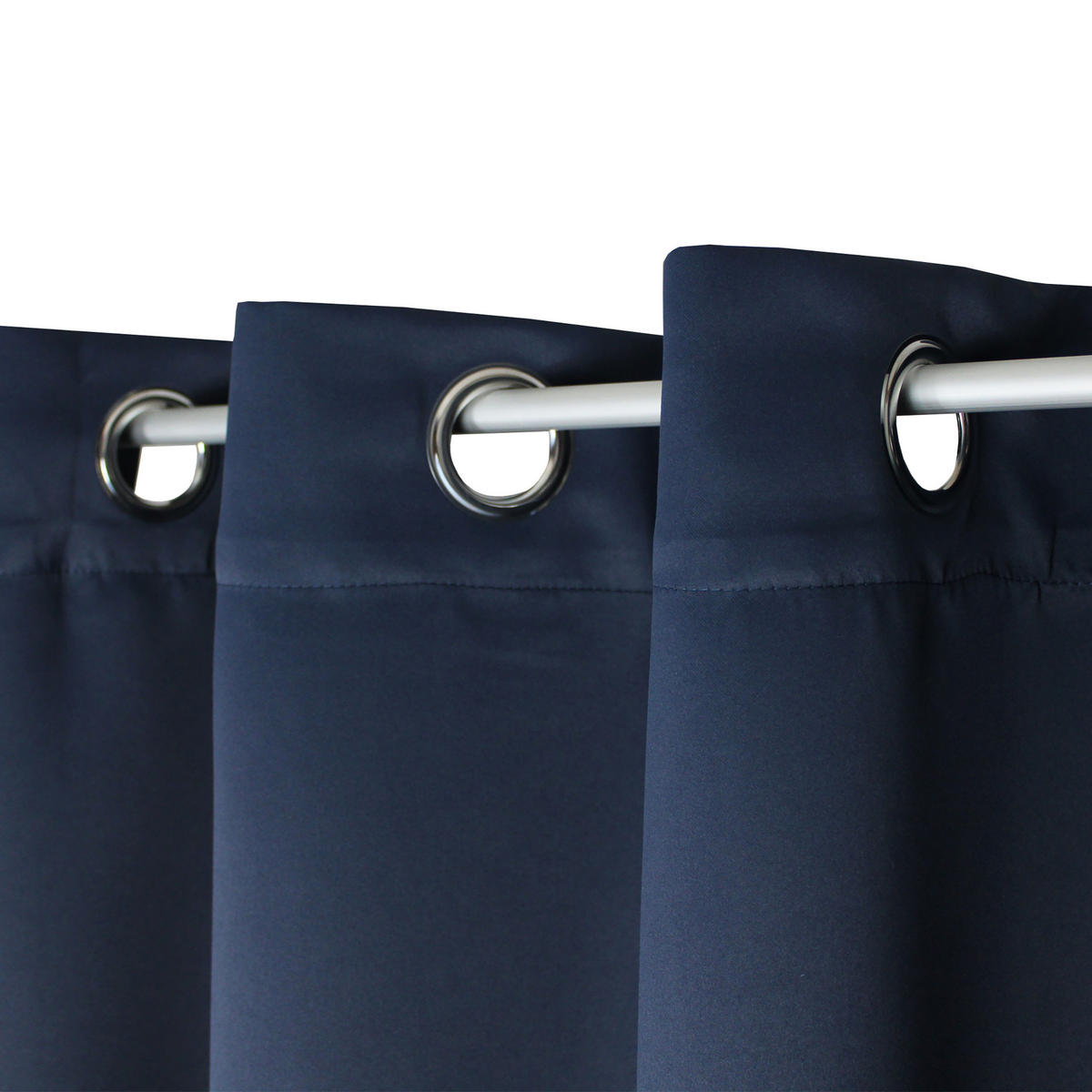 VERDUNKELUNGSVORHANG Ösen 140/175 cm Navy Blau - Dunkelblau, Textil (140/175cm) - TiborTex