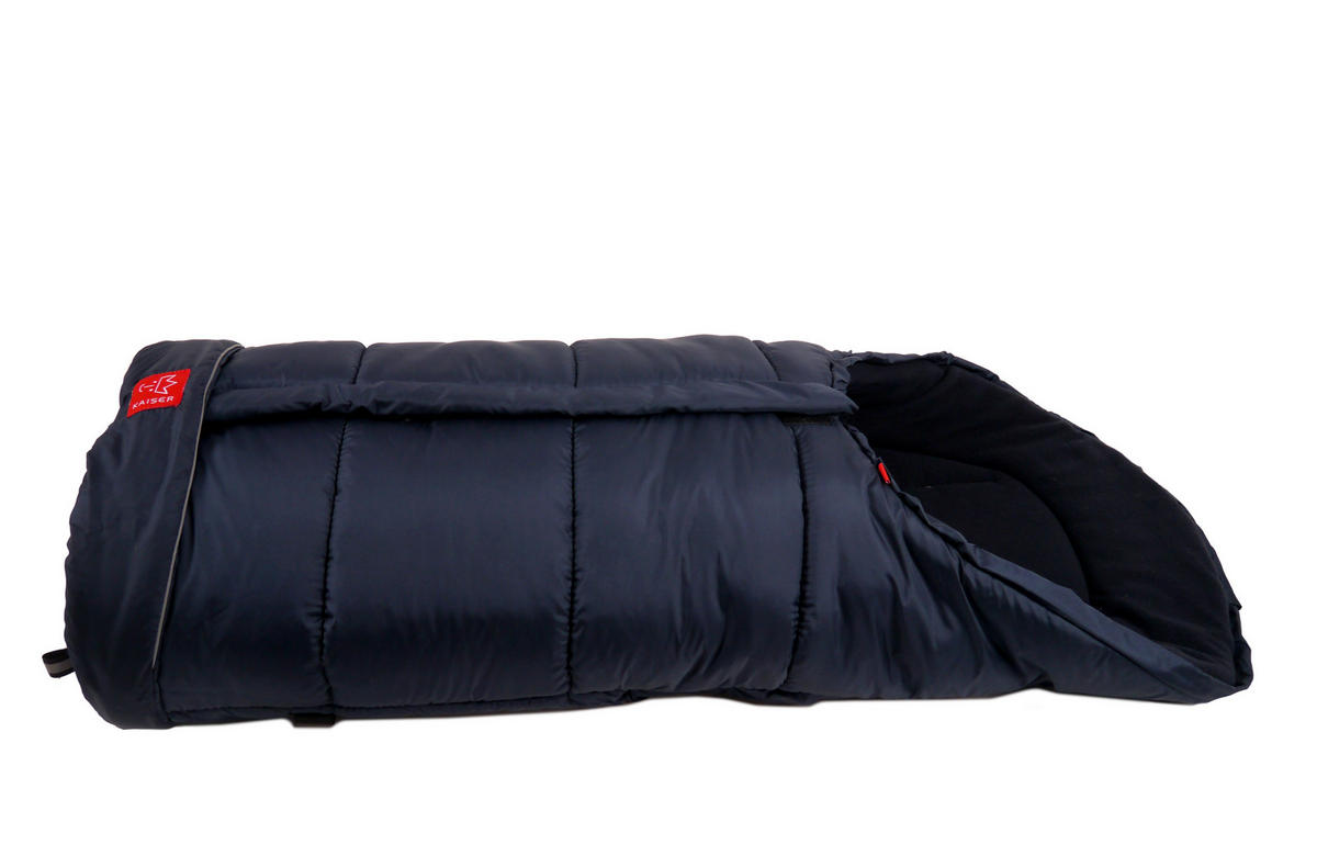 KINDERWAGENFUSSSACK Iglu Thermo Fleece, navy - Blau, Textil (48/6/105cm) - Kaiserbaby