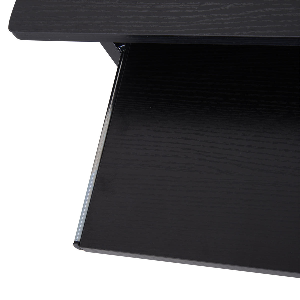 BÜROTISCH Schwarz 1 Stück - Schwarz, Holzwerkstoff (45/80/75cm) - GiPP