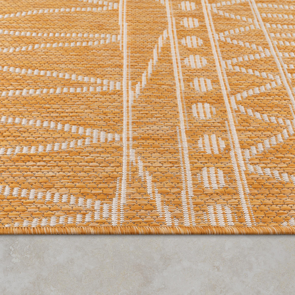 OUTDOORTEPPICH 60/100 cm Illusion 321 - Gelb, Textil (60/100cm) - Paco Home