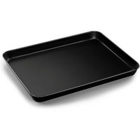 BACKBLECH rechteckig mit Antihaftbeschichtung 31,5 x 24,5 x 2,5 cm Schwarz - Schwarz, Metall (24.3/2.5/31.5cm)
