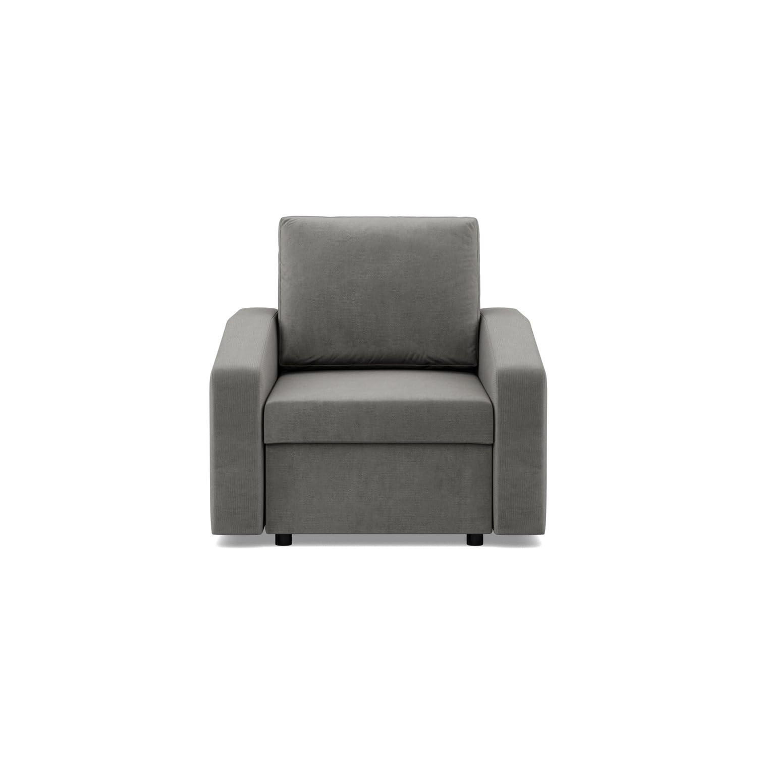 LOUNGESESSEL NEO, Hellgrau - Grau, Textil (83/85/92cm) - Mebligo