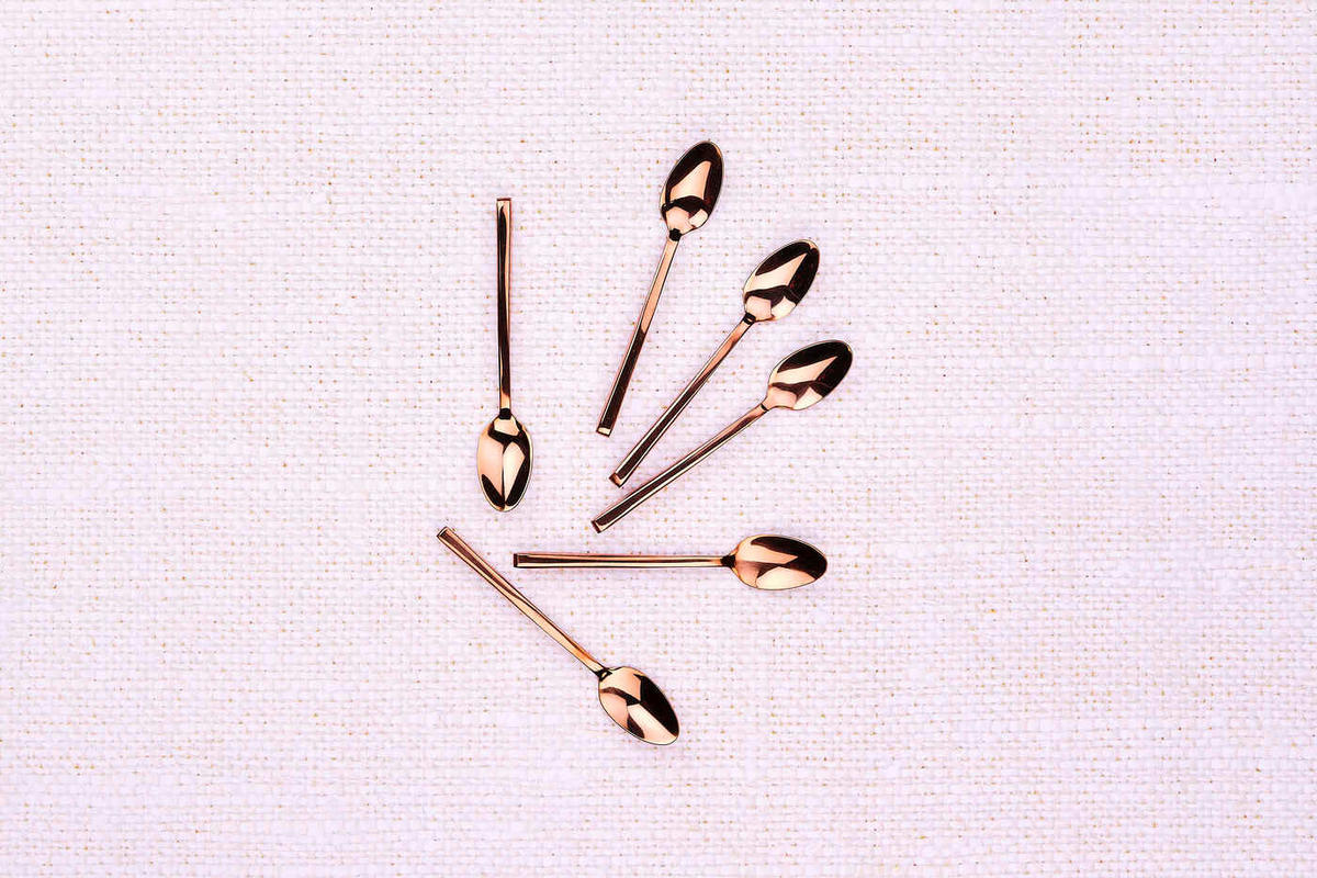 LÖFFEL 6er-Set Olaf - Kupfer - Kupferfarben, Metall - Björn