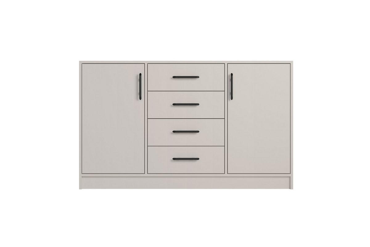 KOMMODE SAM SRK1 140/84/40 in Kaschmir - Kaschmir, Holzwerkstoff (140/84/40cm) - Deine Möbel 24