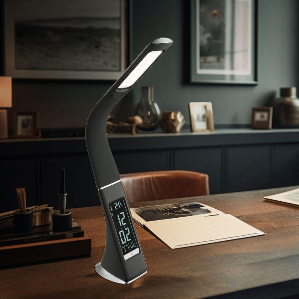 Thumbnail - Globo Lighting Led, Anthrazit, Kunststoff, F, 7x50x25 cm, Lampen & Leuchten, LED Beleuchtung, LED-Tischleuchten