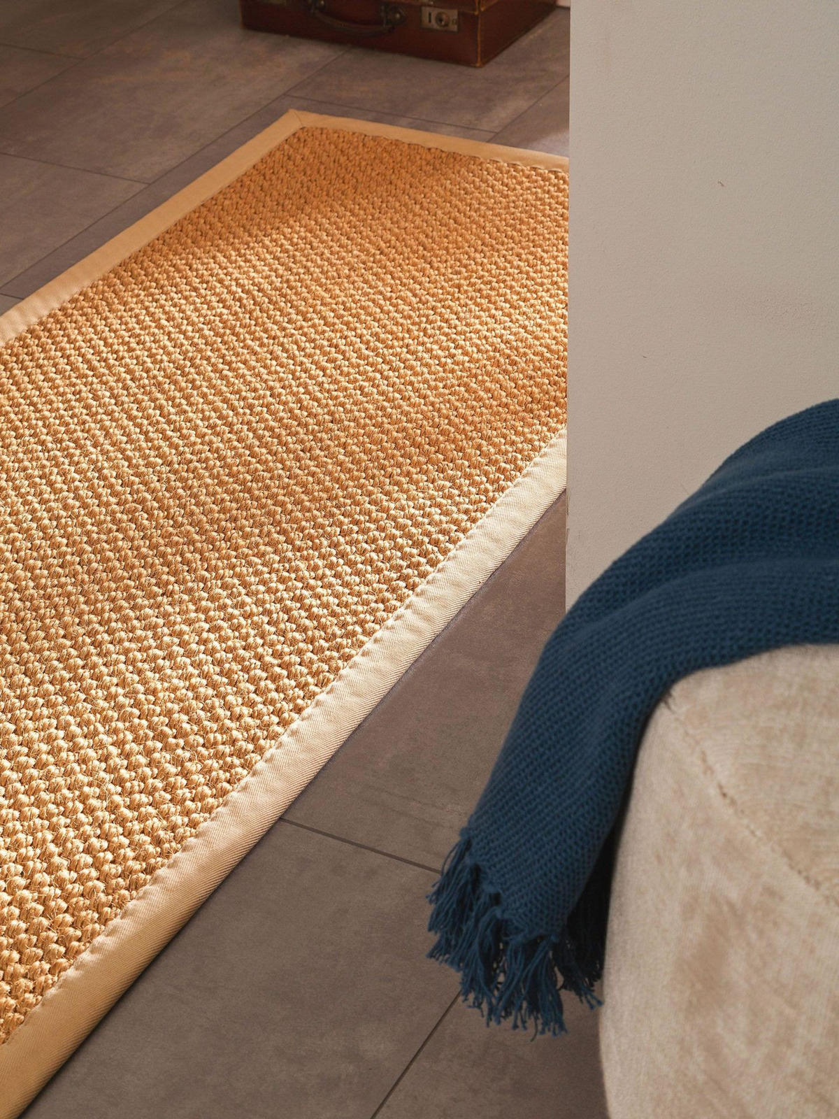 TEPPICH Sisal Greta Beige - Beige, Naturmaterialien (70/1cm) - KUNSTLOFT
