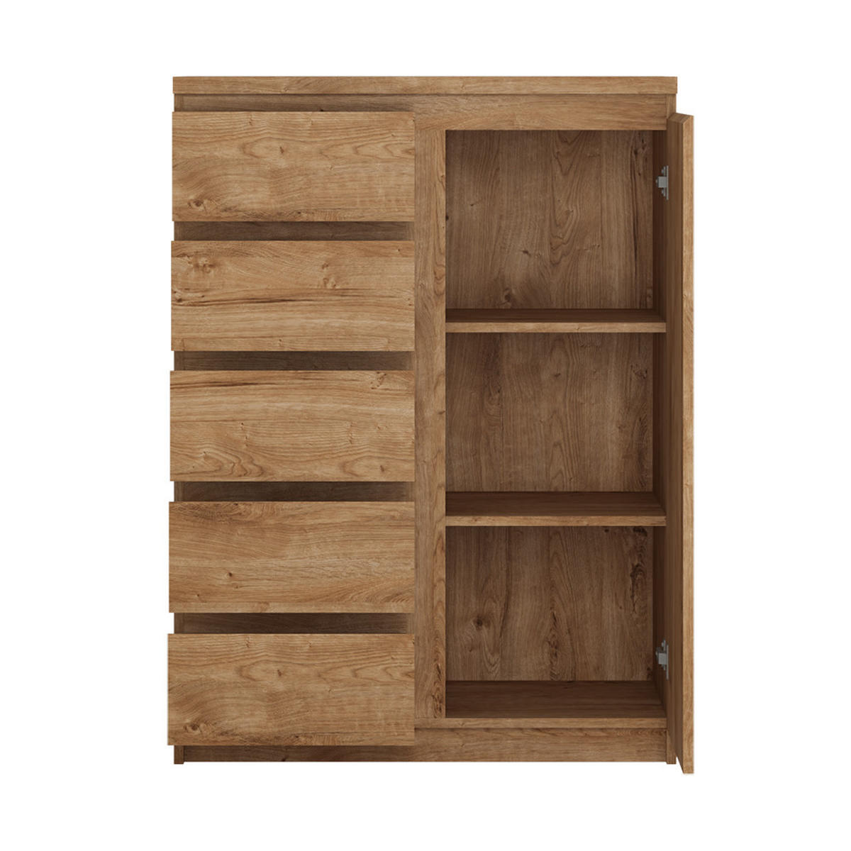 HIGHBOARD Fortaleza-129 - Braun, Holzwerkstoff (83/114/40cm) - Lomado