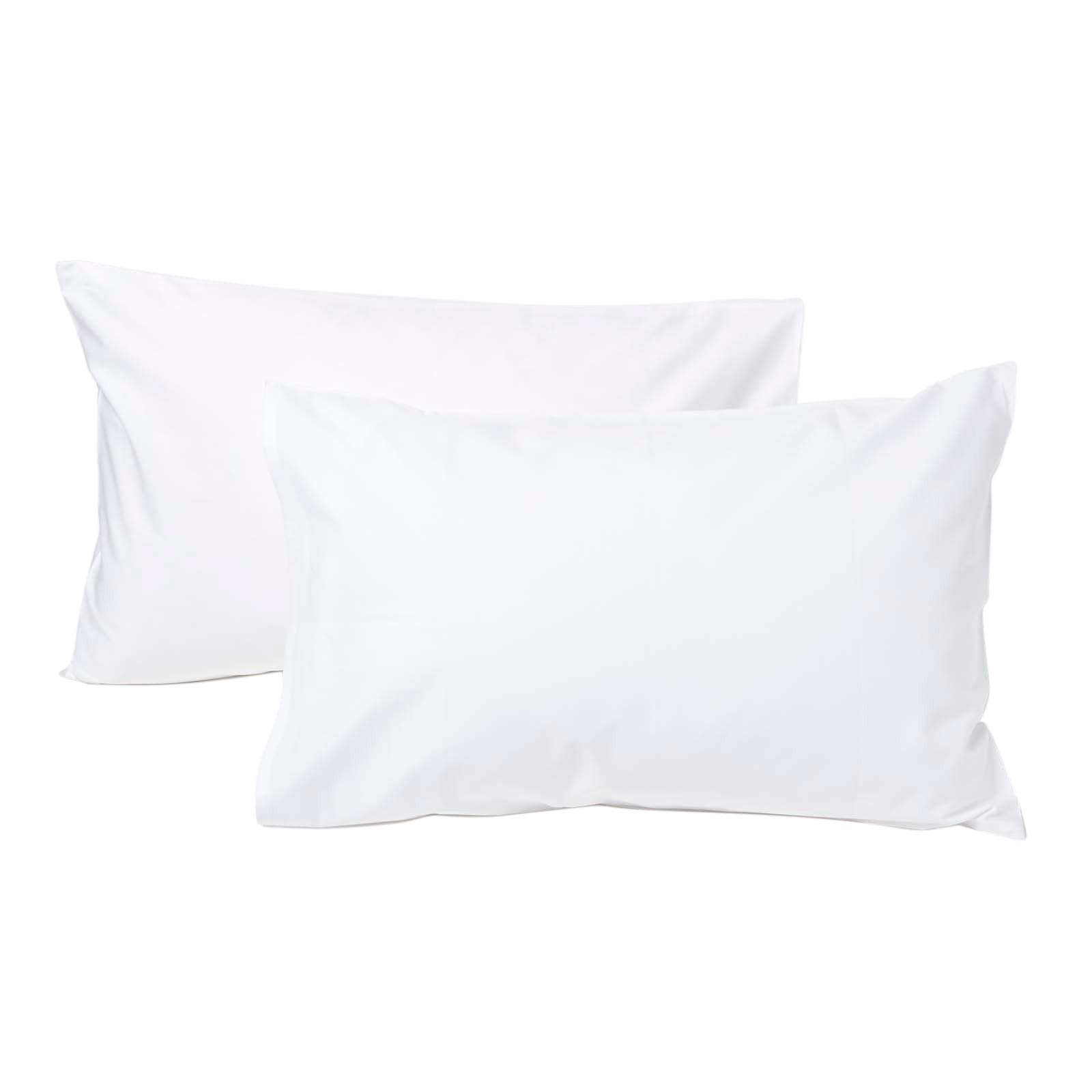 KINDER-KISSENBEZÜGE 2er-Set, Perkal - Weiß, Textil (40/60cm) - Homescapes
