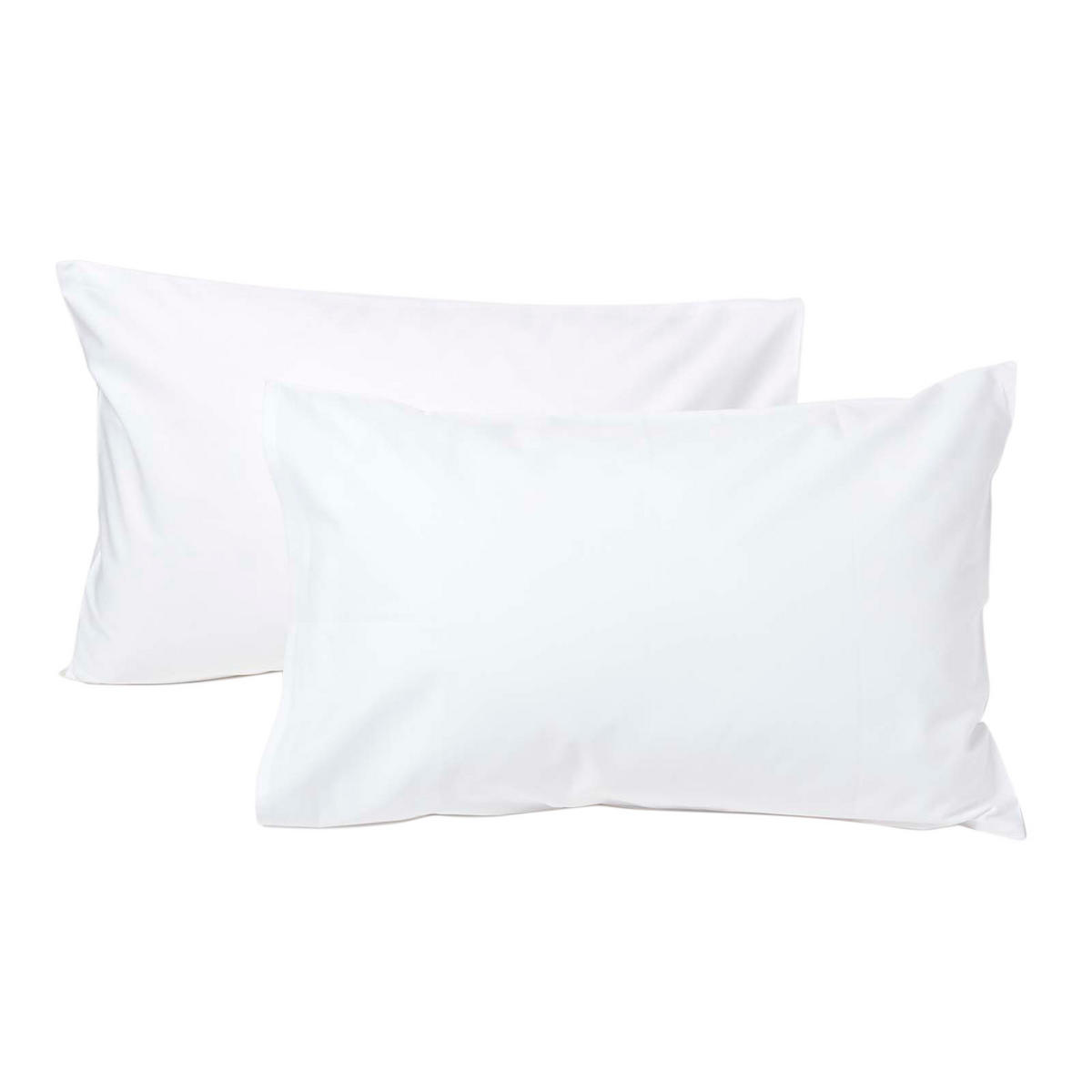 KINDER-KISSENBEZÜGE 2er-Set, Perkal - Weiß, Textil (40/60cm) - Homescapes